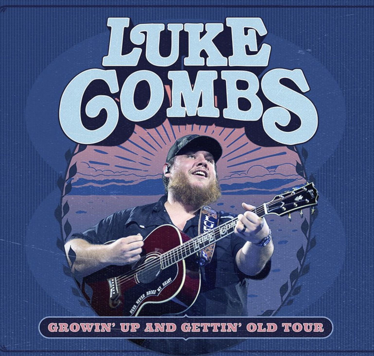 Luke Combs Tour 2025 Poster